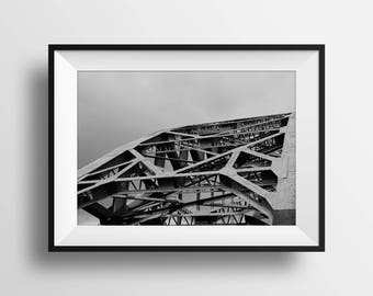 Tyne Bridge - Newcastle Upon Tyne - Wall Art Photography Poster Print