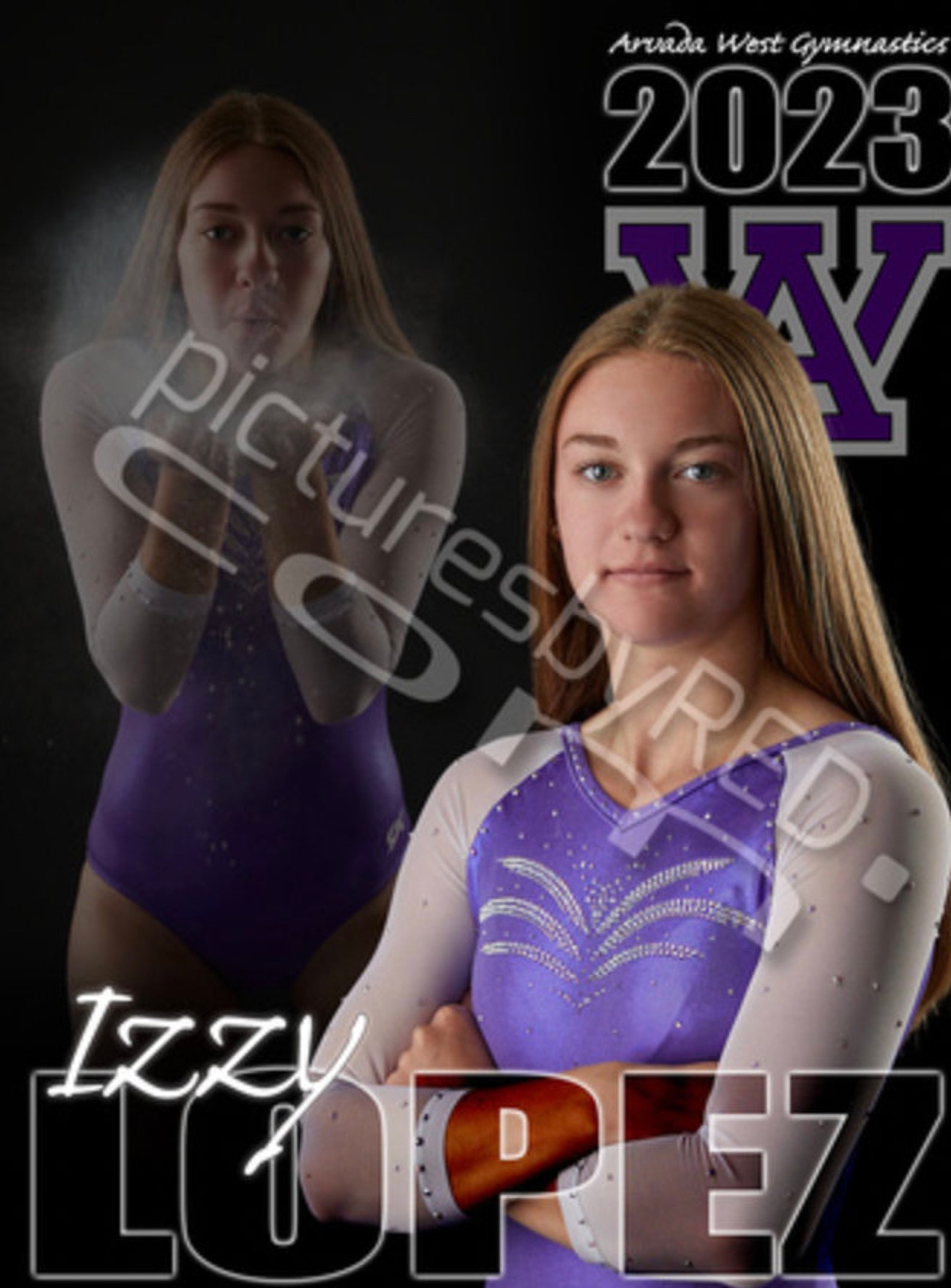 Printed Vinyl Banners Gymnastics Sports Banner Senior Etsy