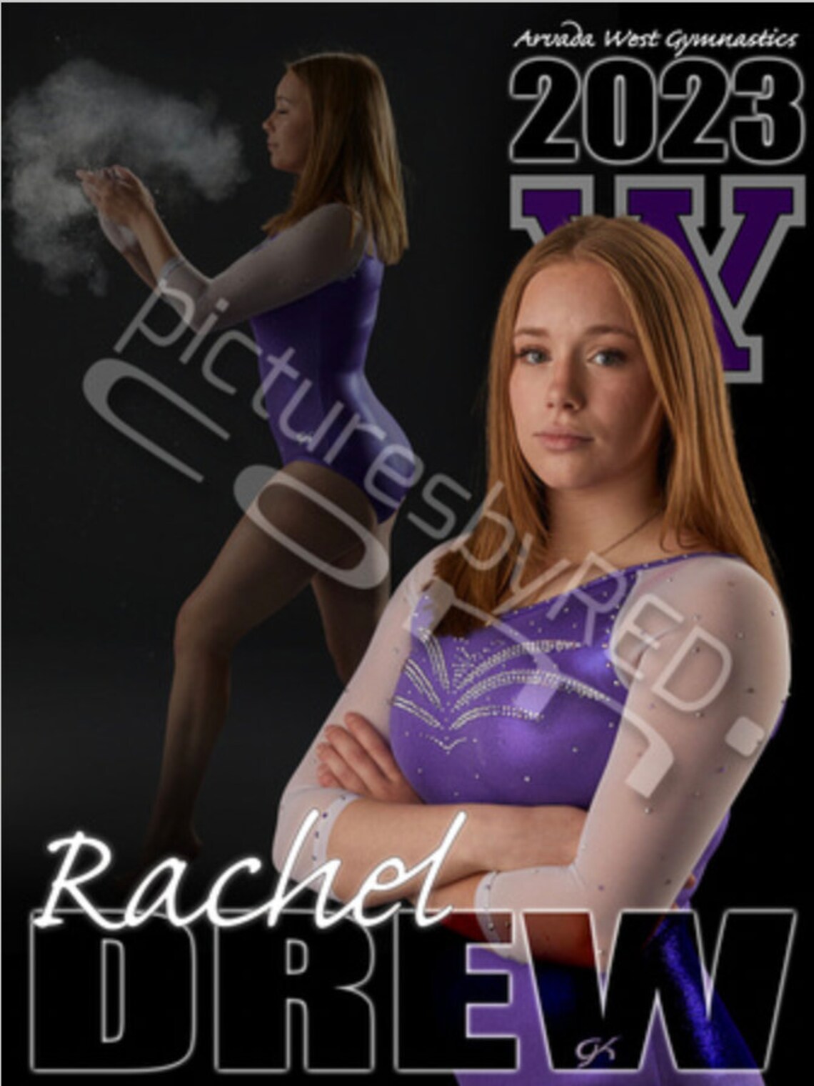 Printed Vinyl Banners Gymnastics Sports Banner Senior Etsy