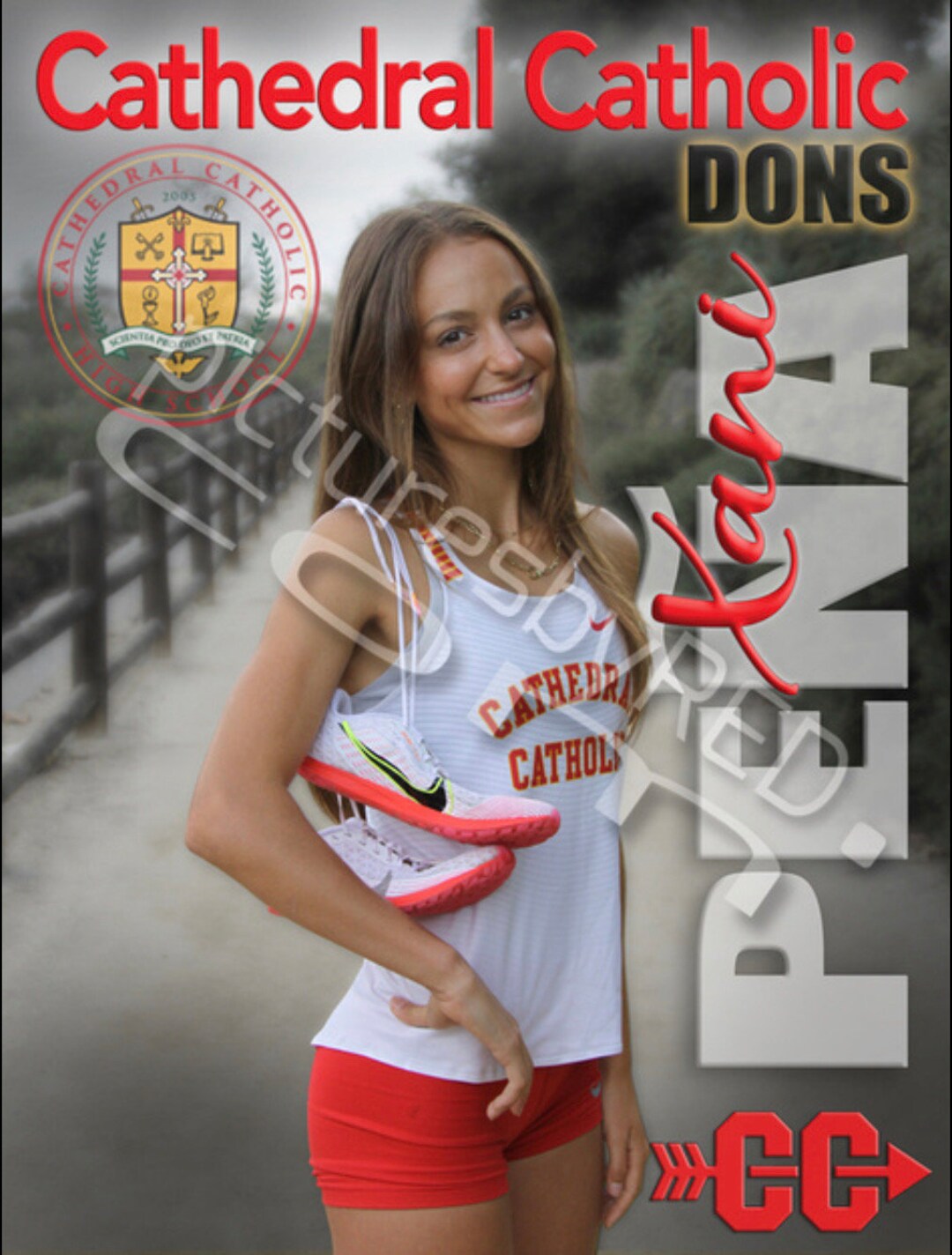 Printed Vinyl Cross Country Custom Sports Banner Senior Sports Banners