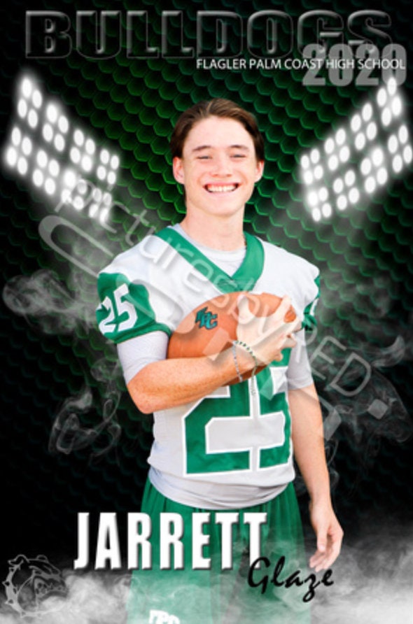 Printed Vinyl Football Custom Sports Banner Senior Sports Etsy