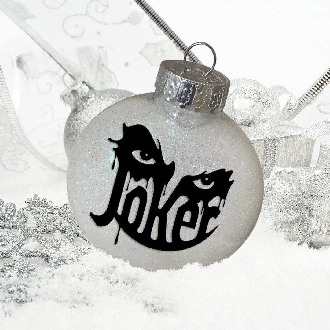 Joker Ornaments Personalized Joker Villain Ornament Joker Etsy España