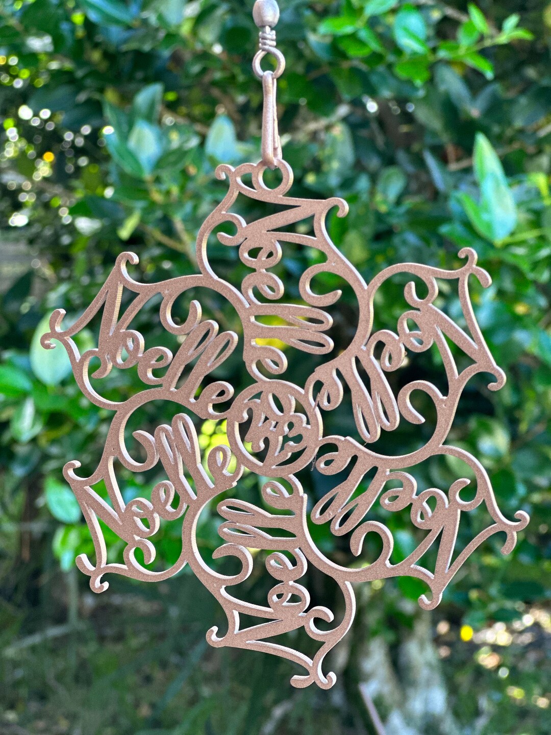 Name Snowflake Ornament, 2024 Ornament, Nameflake Ornament, Snowflake