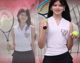 Printed Vinyl +FREE Social Media Digital Tennis Custom Sports Banner - Senior Sports Banners - Senior Night Gifts ~ Graduation ideas