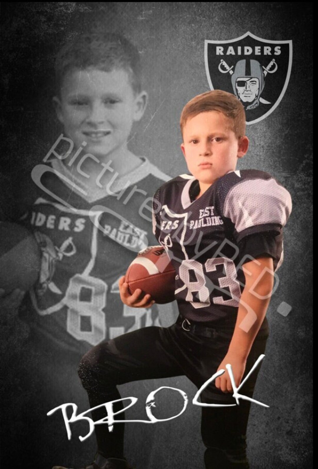 Printed Vinyl Football Youth Custom Sports Banner Sports Team