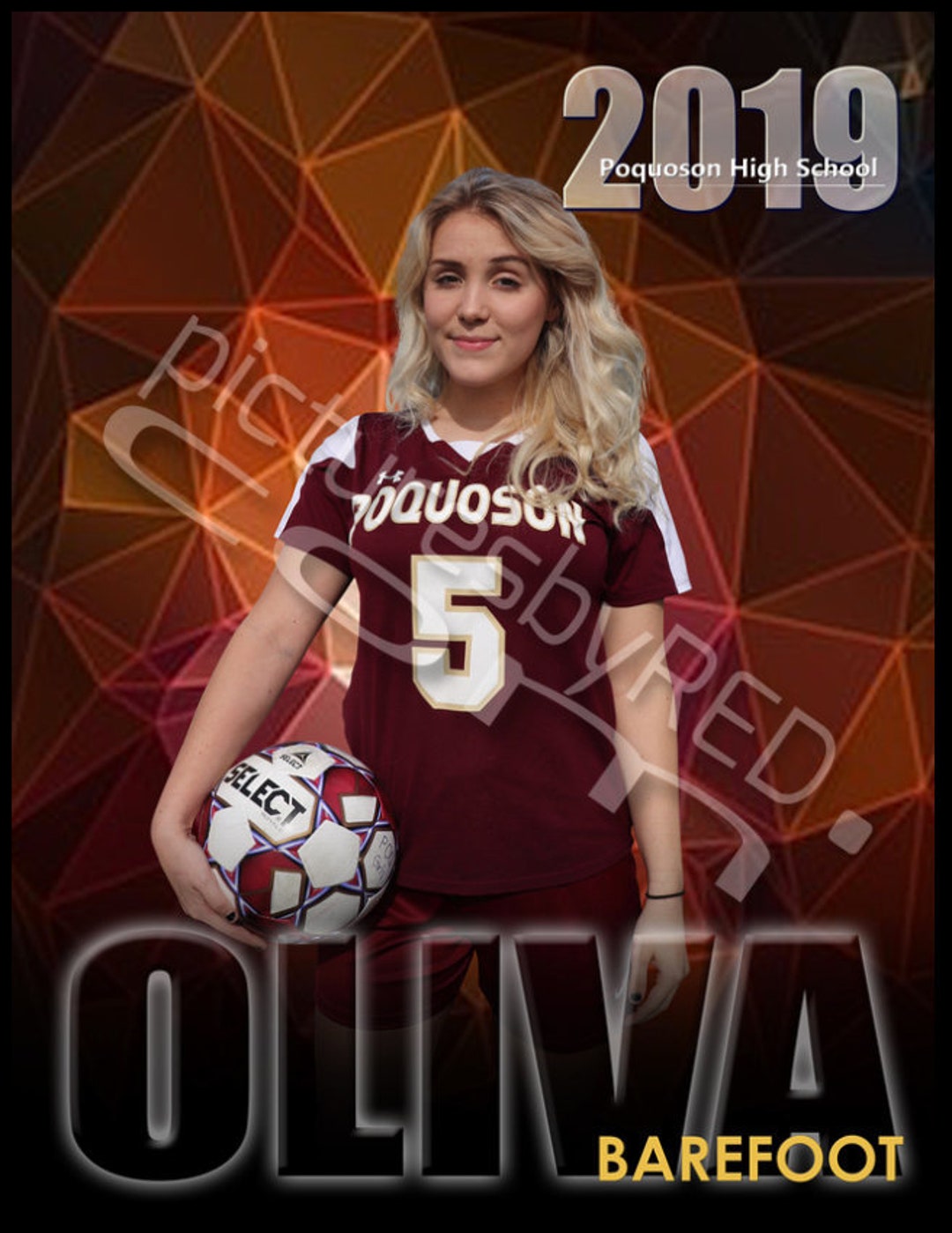 Printed Vinyl Soccer Custom Sports Banner Senior Sports Banners Senior