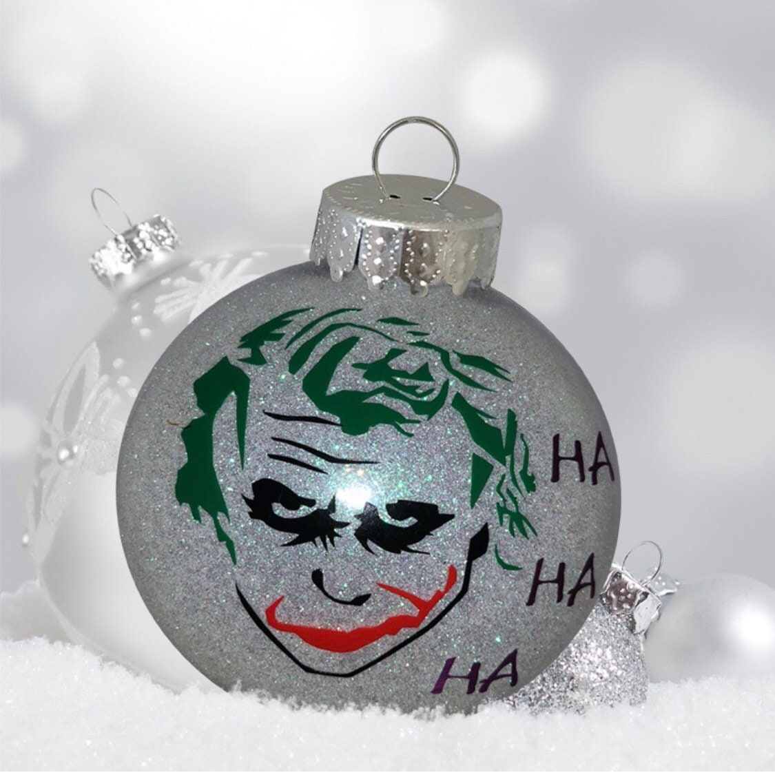 DC Comics Batman Joker 2.75/" Custom Made Christmas Tree Ornament