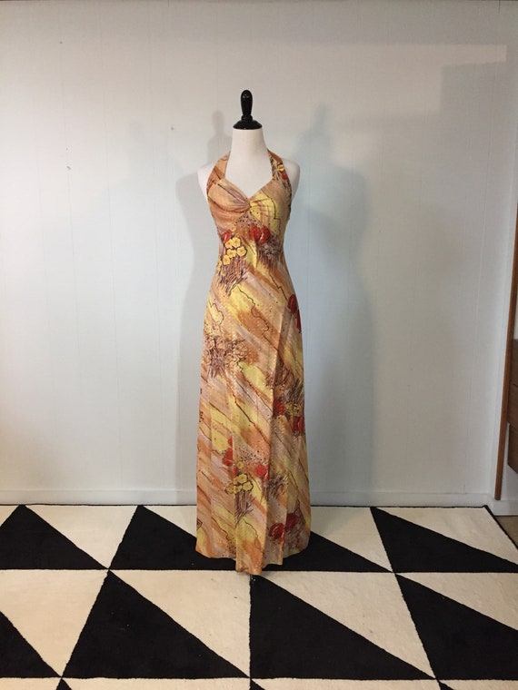 Disco Daze Halter Dress