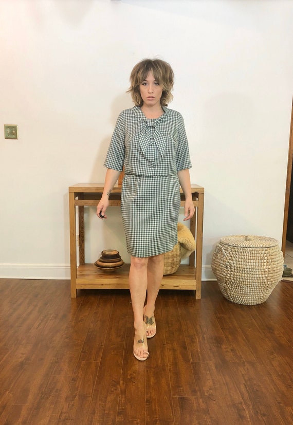 Darling 50s Gingham Skirt Suit
