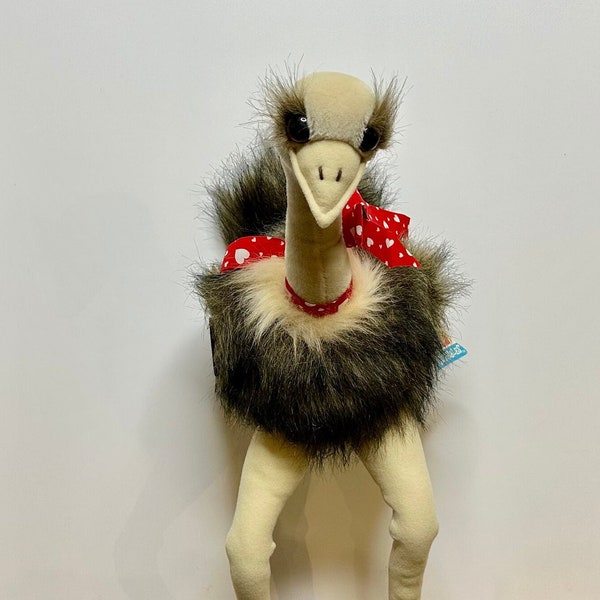 Vintage 1990s Applause - Dakin Huggables - Oona the Ostrich Plush 24309 - Free Shipping