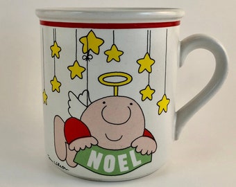 Vintage 1980 Designers Collection Ziggy by Tom Wilson - "Noel" Christmas Mug