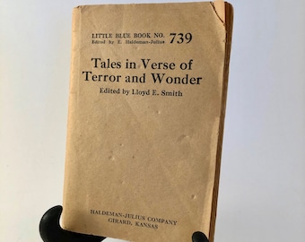 Vintage Little Blue Book No. 739: Terror & Wonder Verse, 1925