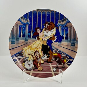 Vintage Beauty & the Beast Plate: 1992 Bradford Exchange 