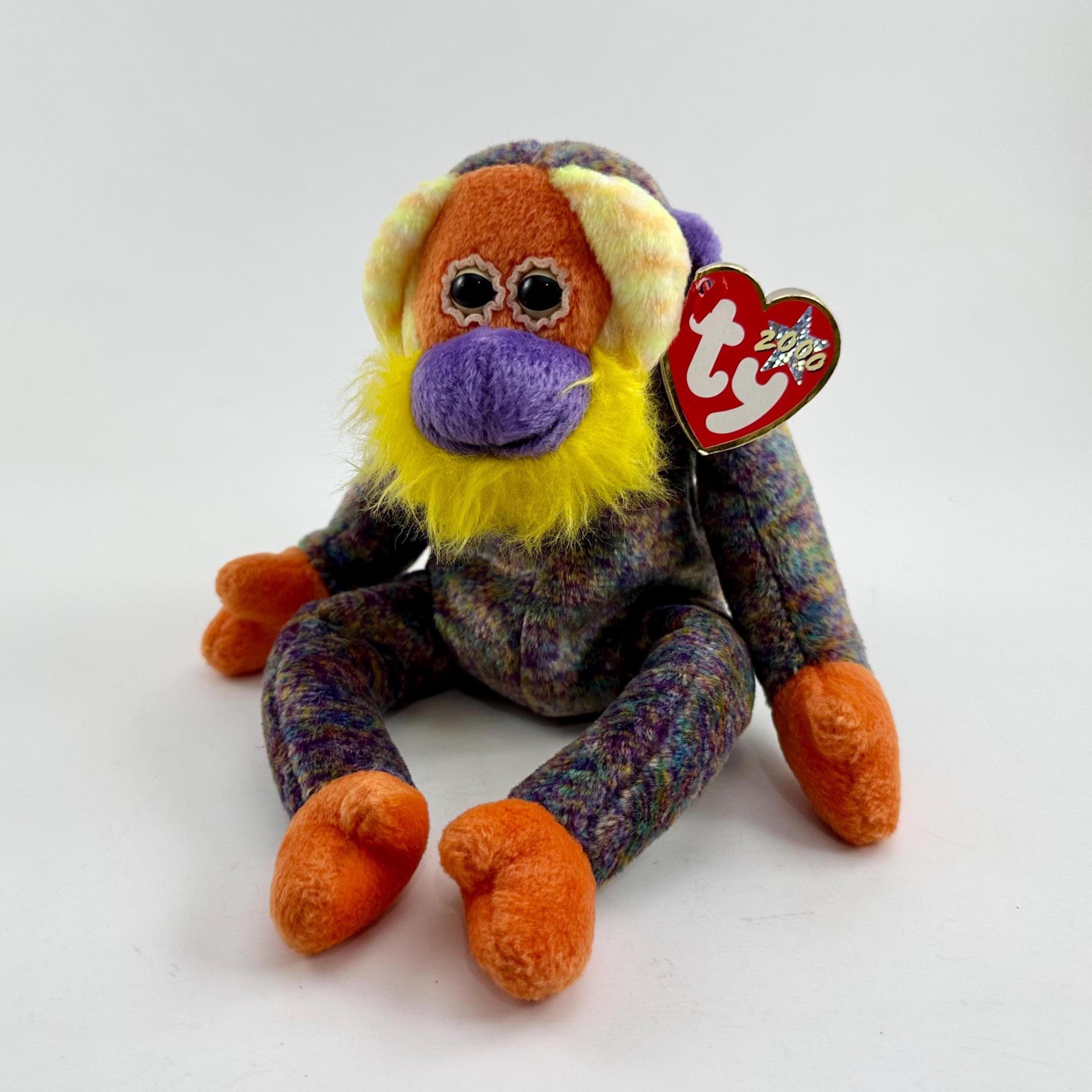 Vintage 2000 TY Beanie Baby: Bananas the Orangutan - Etsy