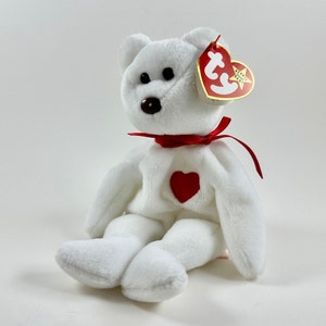 Vintage 1993 TY Beanie Baby: Valentino Bear, Style 4058