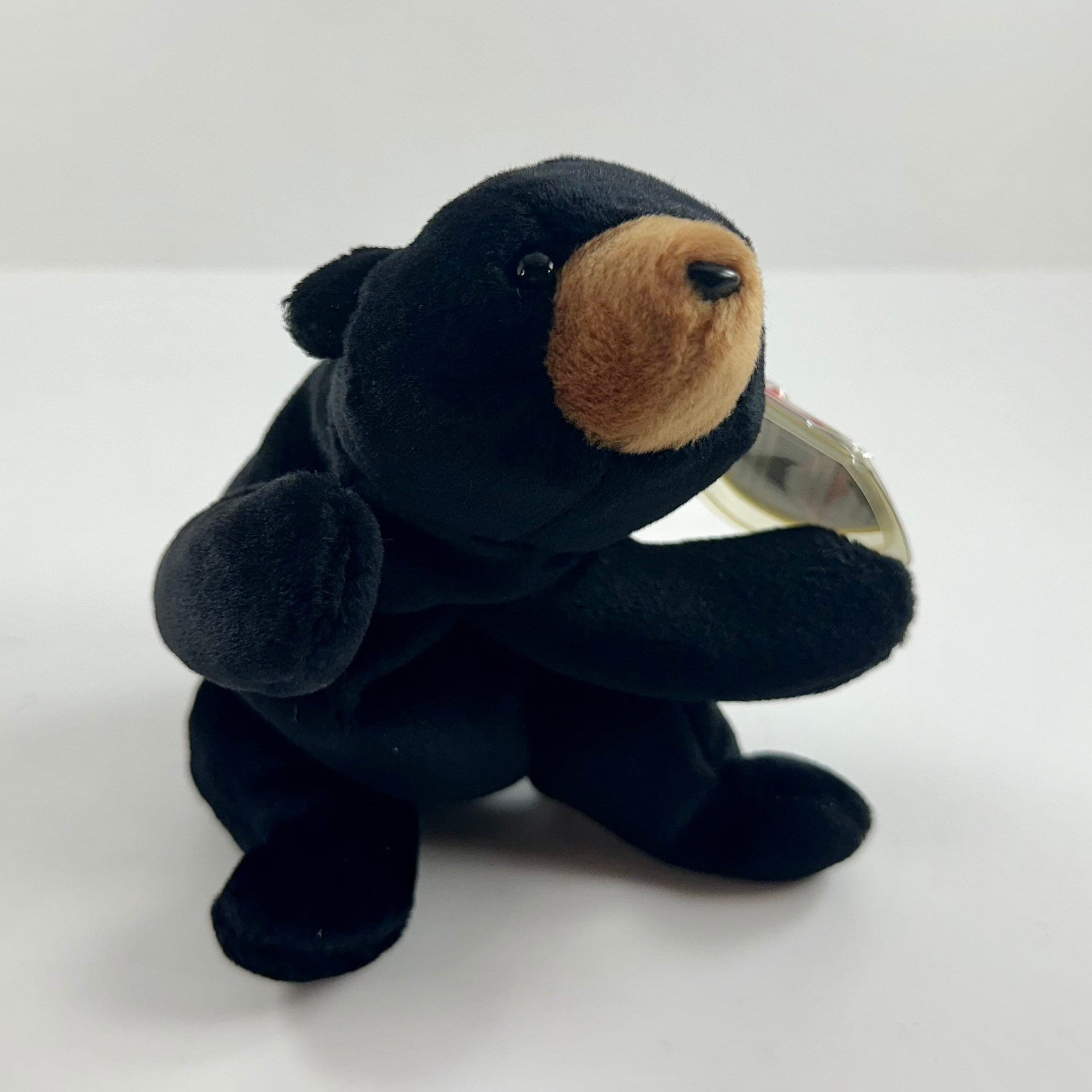Vintage 1993 Blackie the Bear Beanie Baby 6th Gen Tush Tag