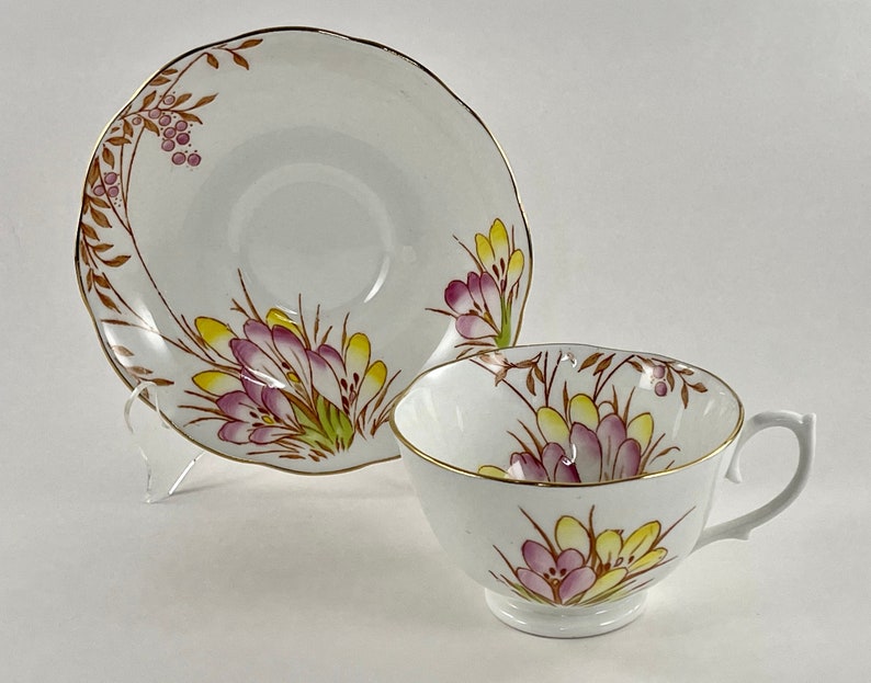 Vintage 1940s Roslyn Fine Bone China Joy China Teacup and Etsy