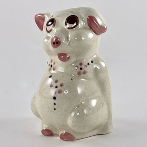 Vintage 1940s Rio Hondo Potteries - Hand Painted Piggy Bank