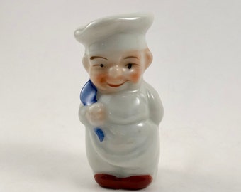 Vintage 1950s Single Chef Salt/Pepper Shaker