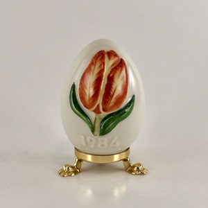 Vintage 1984 Goebel - 7th Edition Annual Easter Egg - Tulip