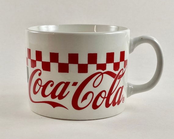 Vintage 1997 Coca-Cola Checkerboard Mug - Gibson Housewares
