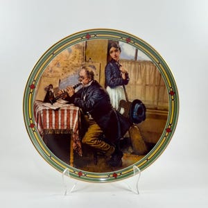 Rockwell&#39;s American Dream Plate: The Musician&#39;s Magic, 1986 Ltd Ed