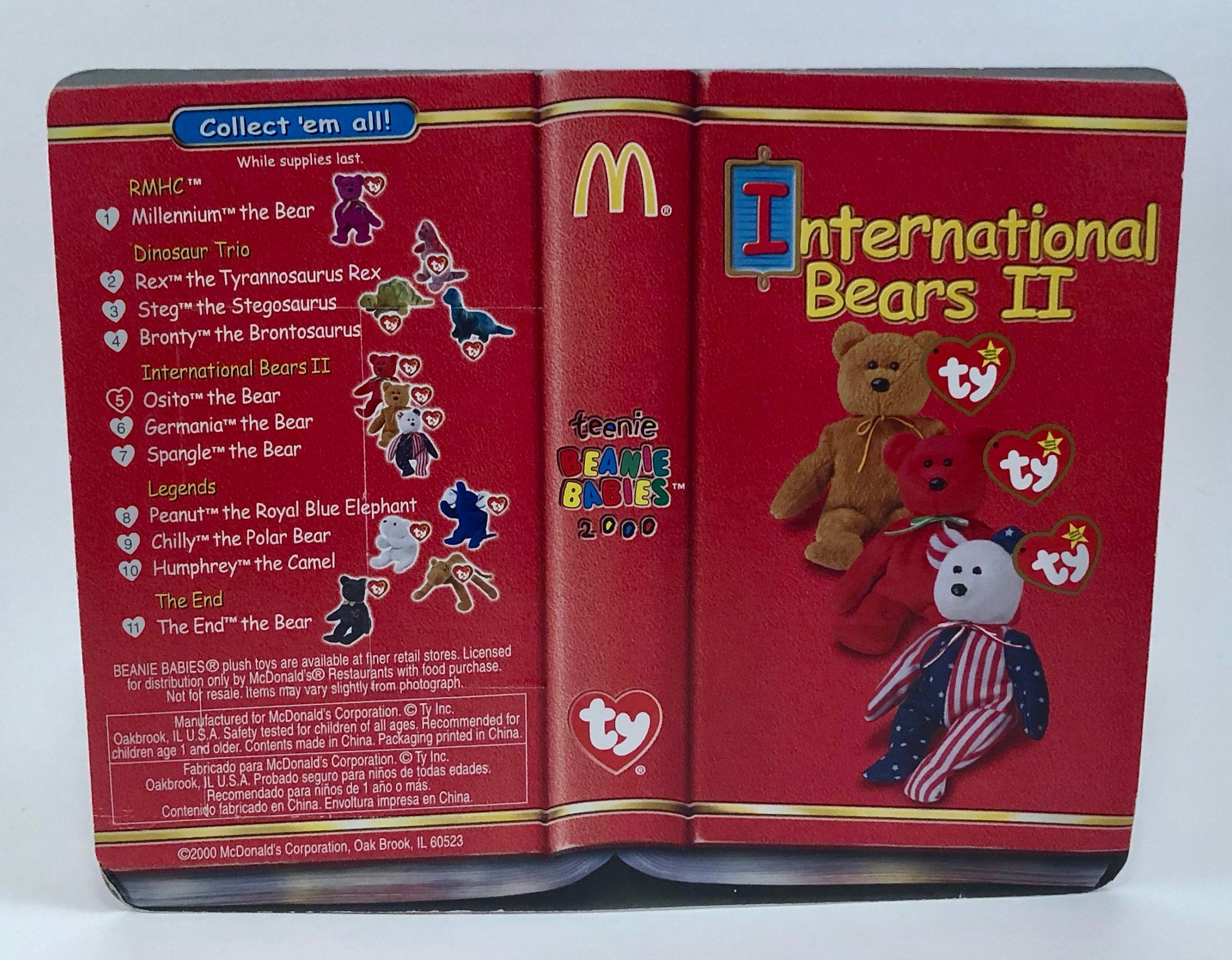 Mcdonalds osito beanie baby top