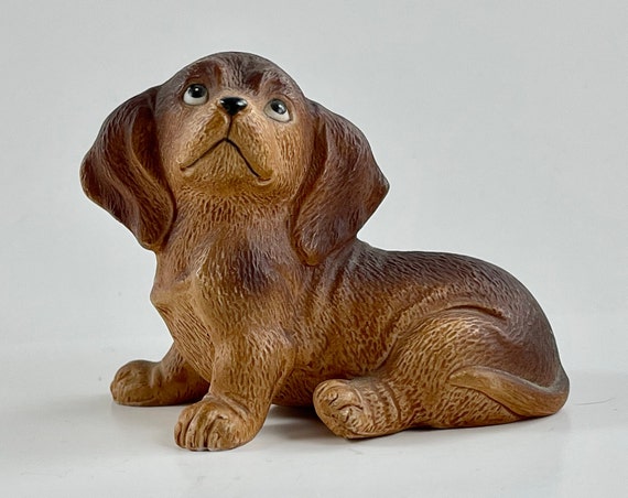 Vintage 1980s Homco Dachshund Puppy Dog Porcelain Figurine 1467 - Etsy