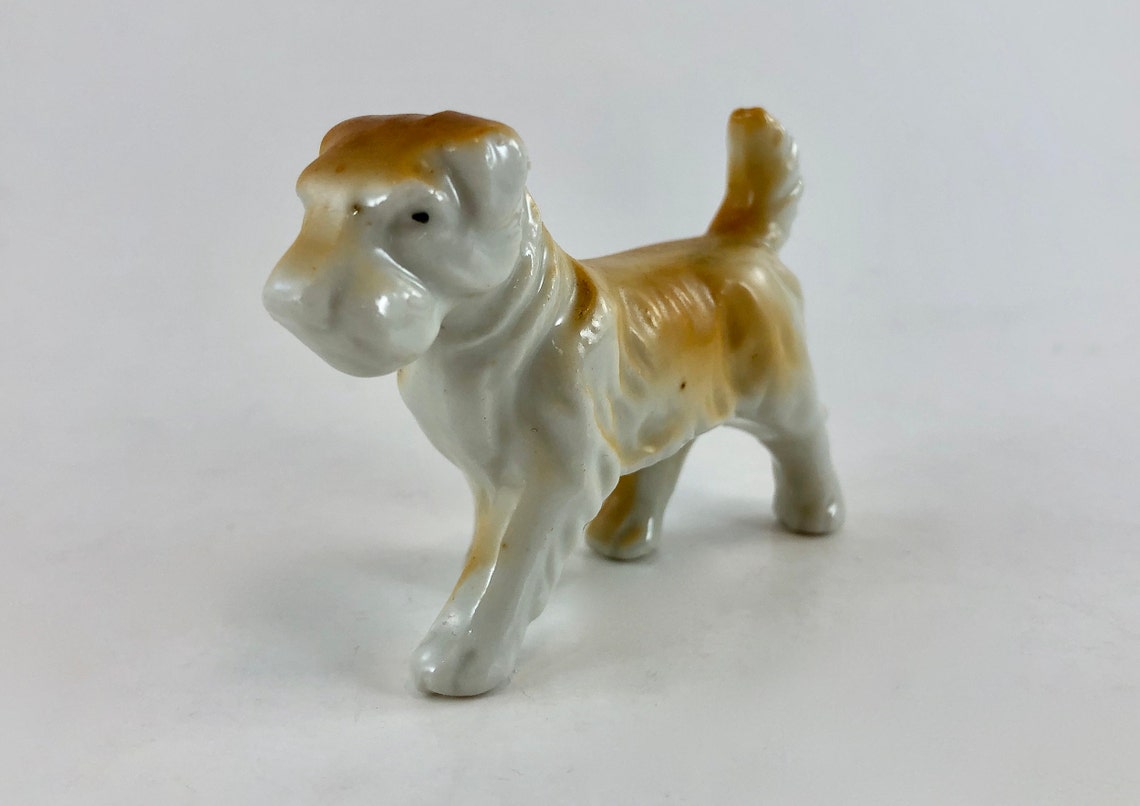 Vintage 1950s Miniature Terrier Dog Figurine Free Shipping - Etsy