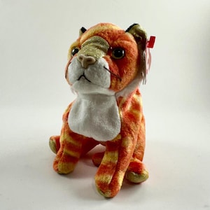 Vintage TY Beanie Baby - Zodiac Tiger - 2000s Collectible