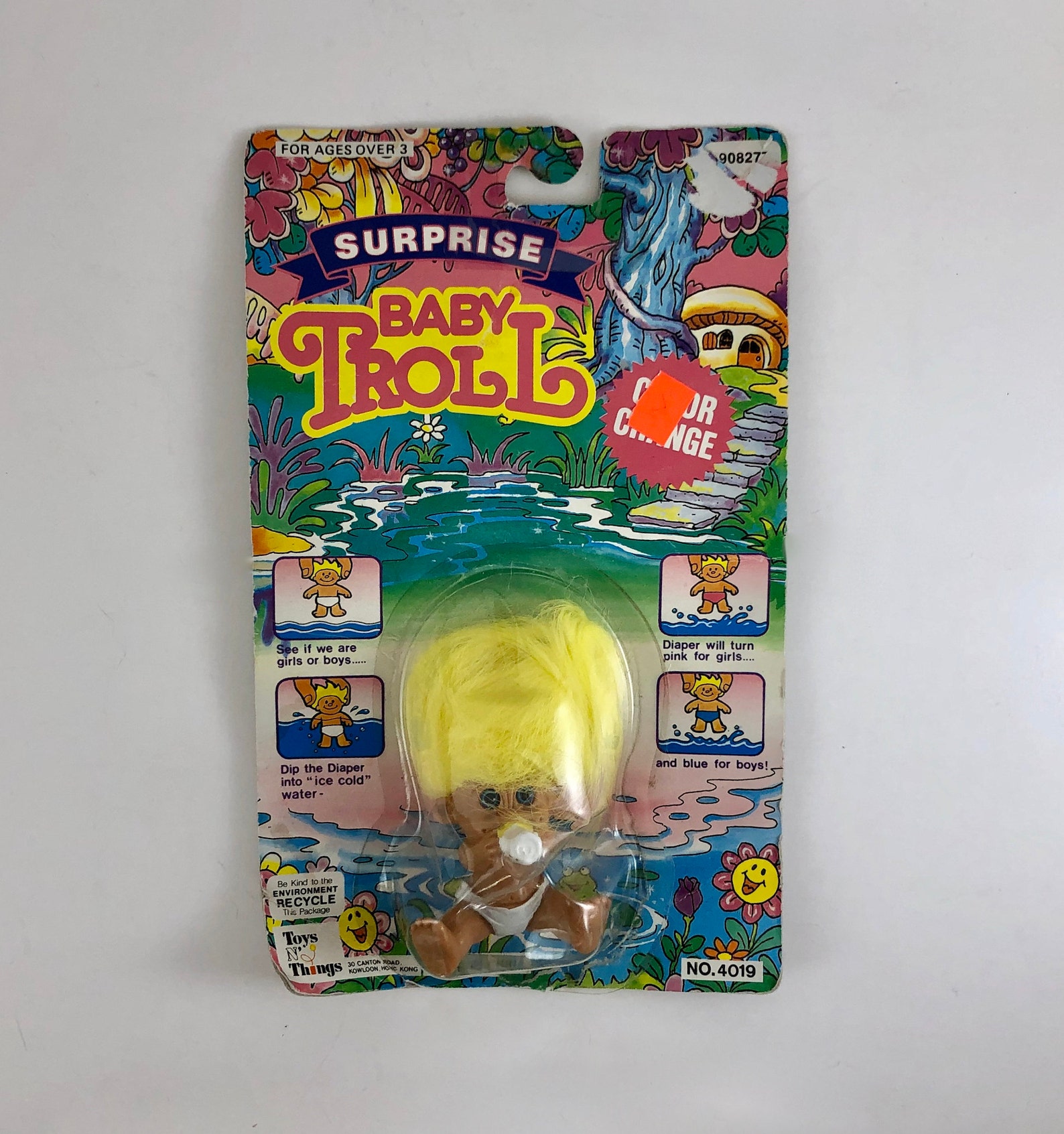Vintage 1980s Toys N' Things Surprise Baby Troll Color Etsy
