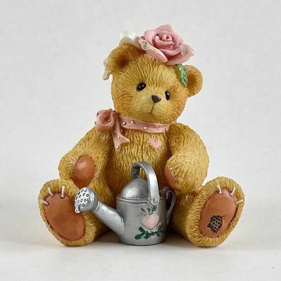 Vintage Cherished Teddies Figurine: Rose With Watering Can - Etsy