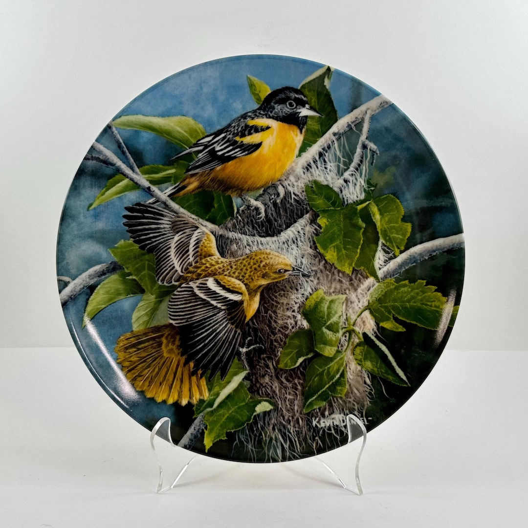 Baltimore Oriole Collectible Plate: 1985 Knowles Bradford Exchange
