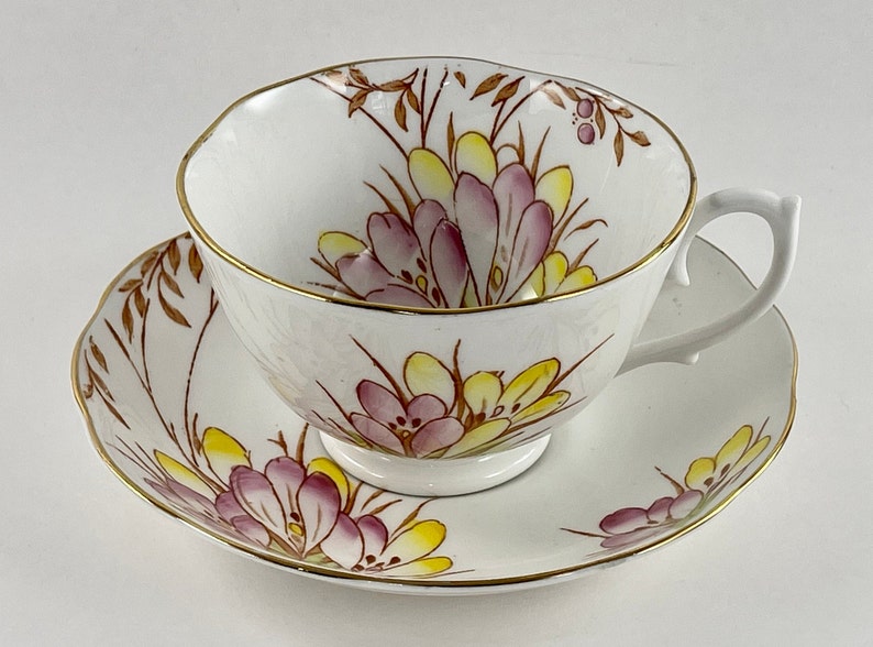 Vintage 1940s Roslyn Fine Bone China Joy China Teacup and Etsy