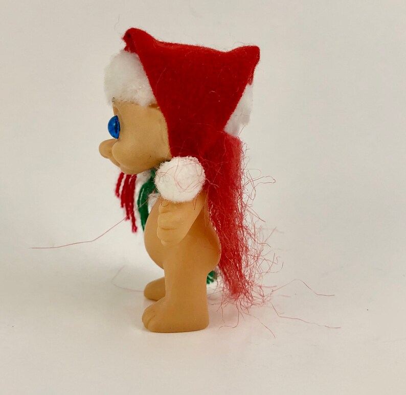 Vintage 1990s Troll Doll Santas Little Helper Free - Etsy