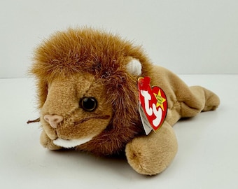 Vintage 1996 TY Beanie Baby - Roary the Lion - Collectible Plush