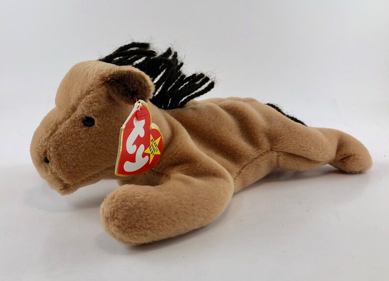 Vintage 1995 TY Beanie Babies Collection Derby the Horse No Etsy