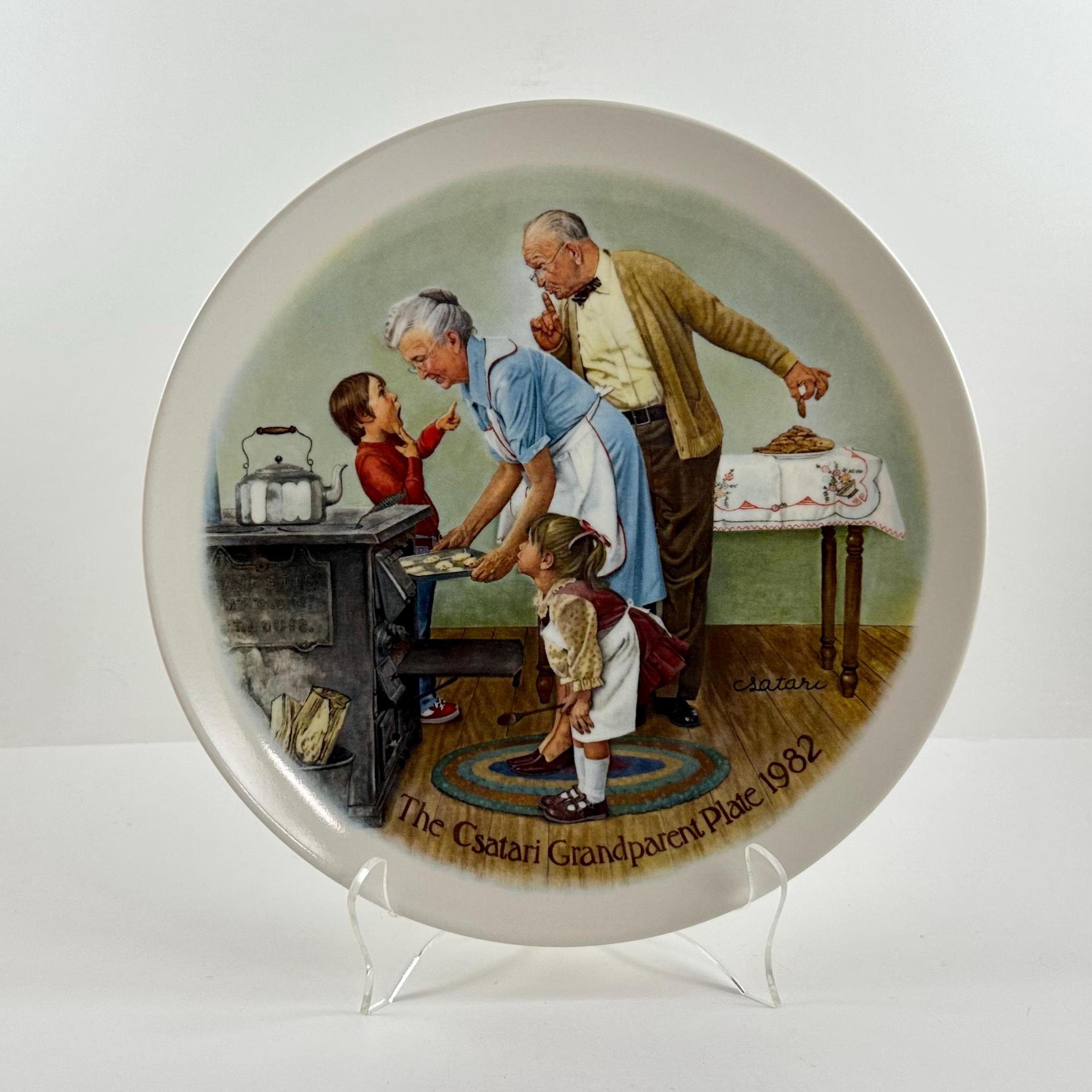 Vintage 1982 Bradford Exchange - Knowles - the Csatari Grandparent