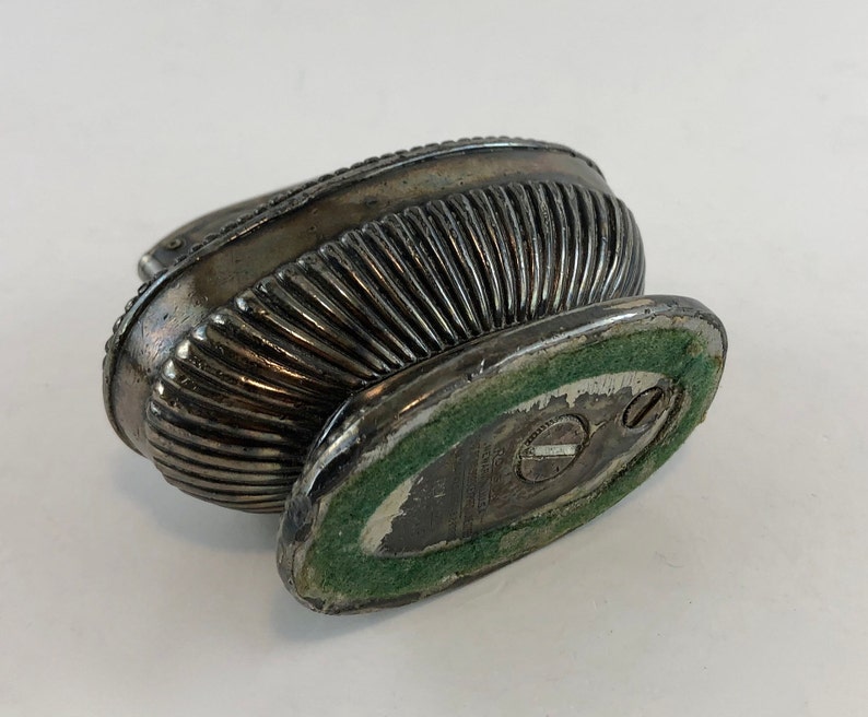 Vintage 1940s Ronson - Queen Anne Silver Plated Table Wick Lighter - Etsy