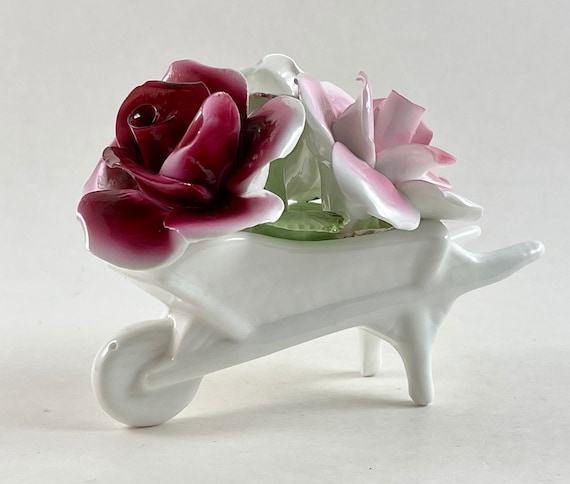 Vintage 1980s Royale Stratford Fine Bone China - Porcelain Roses