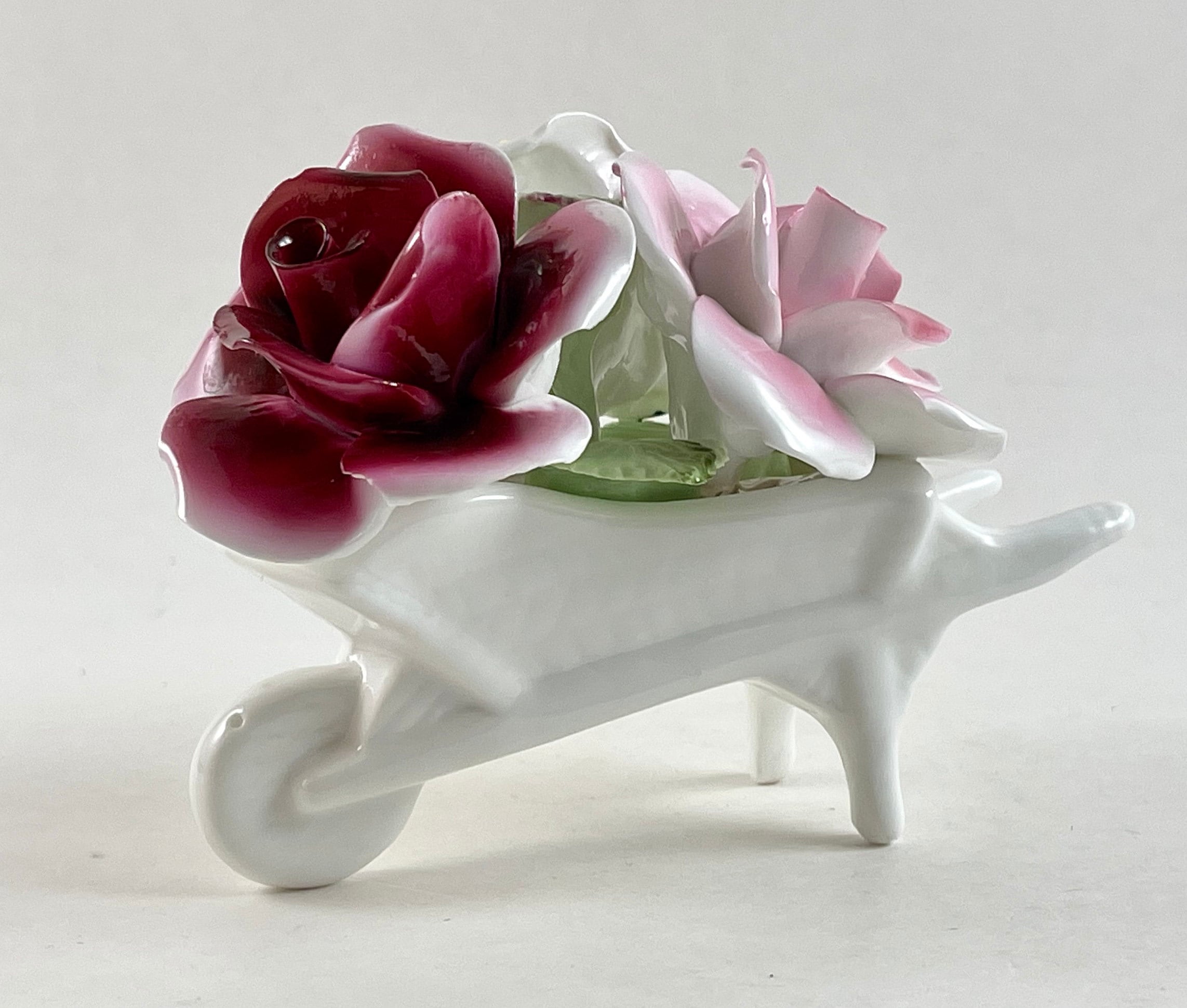 Vintage 1980s Royale Stratford Fine Bone China - Porcelain Roses