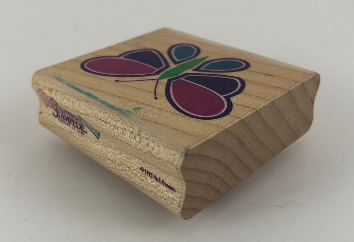 Vintage 1992 Copyright Posh Presents Rubber Stampede Berkeley Etsy