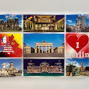Vintage I Love Berlin Souvenir Refrigerator Magnet FM 30323
