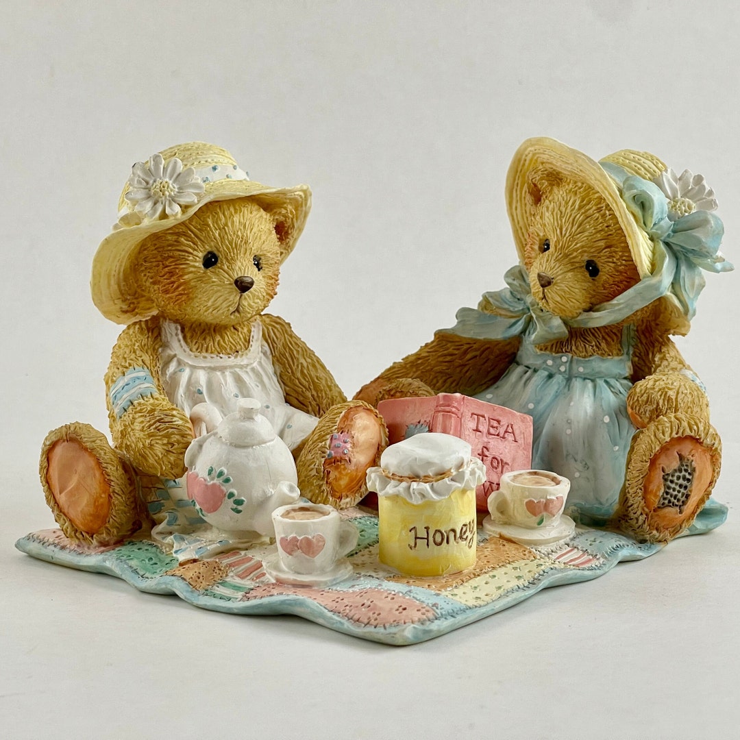 Vintage Cherished Teddies Figurine – Freda & Tina, Hamilton Gifts