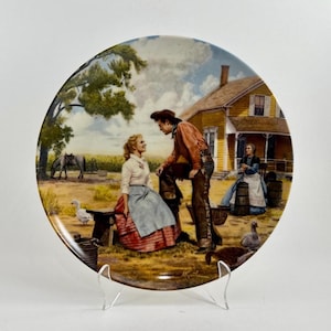 Vintage 1985 Bradford Exchange - Knowles - Oklahoma! Series - &quot;Oh, What A Beautiful Mornin&#39;&quot; Limited Edition Collectible Plate