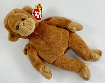 Ty Beanie Baby Bongo The Monkey Toy (4067) for sale online