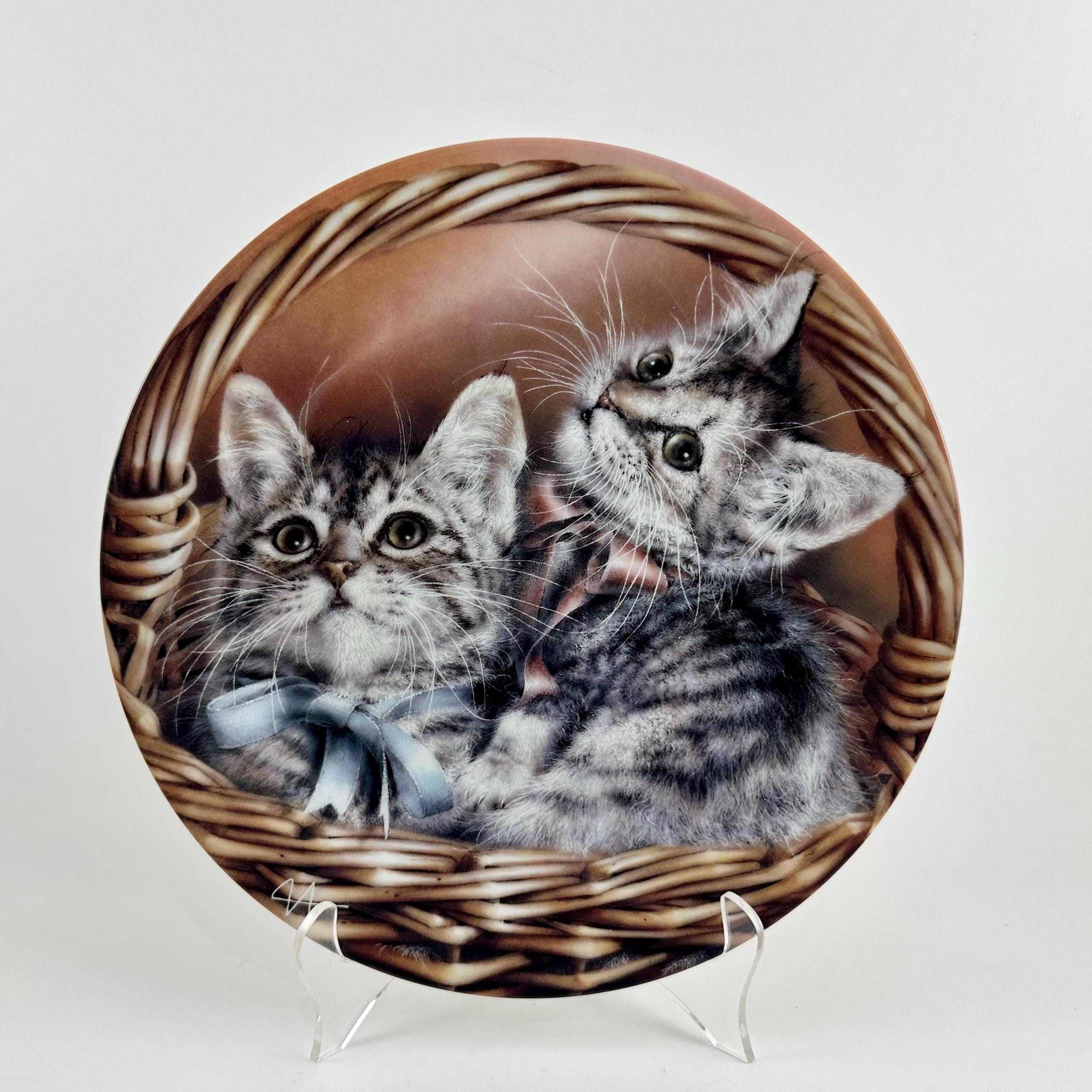 Vintage 1993 Bradford Exchange - Baskets of Love Collection
