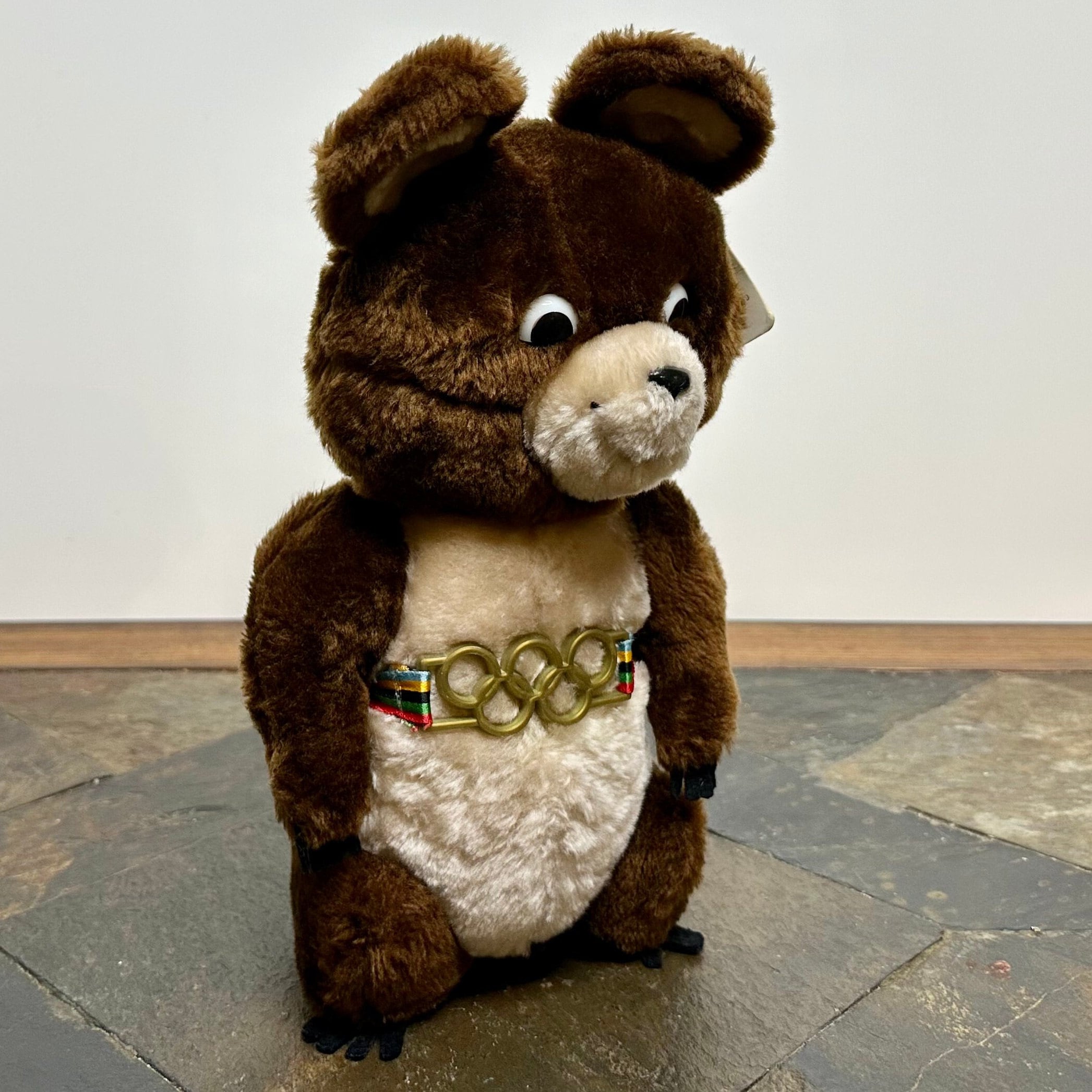 Vintage 1980 R Dakin and Co - Misha Bear Moscow Olympics Official