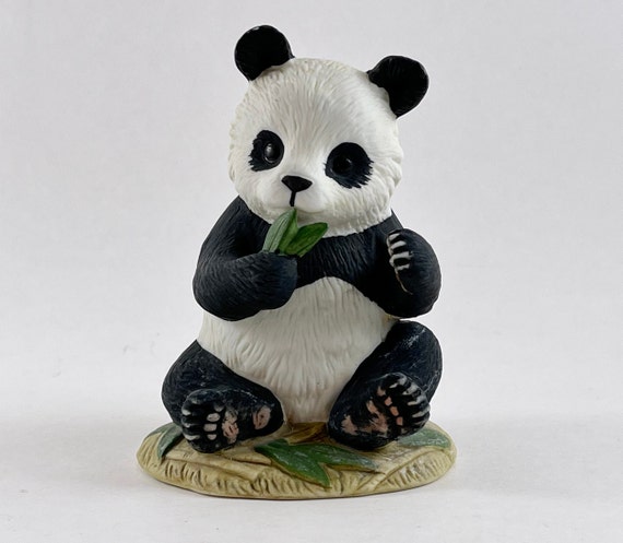Vintage 1985 Andrea by Sadek Figurine Panda Bear en Porcelaine Livraison  Gratuite -  France