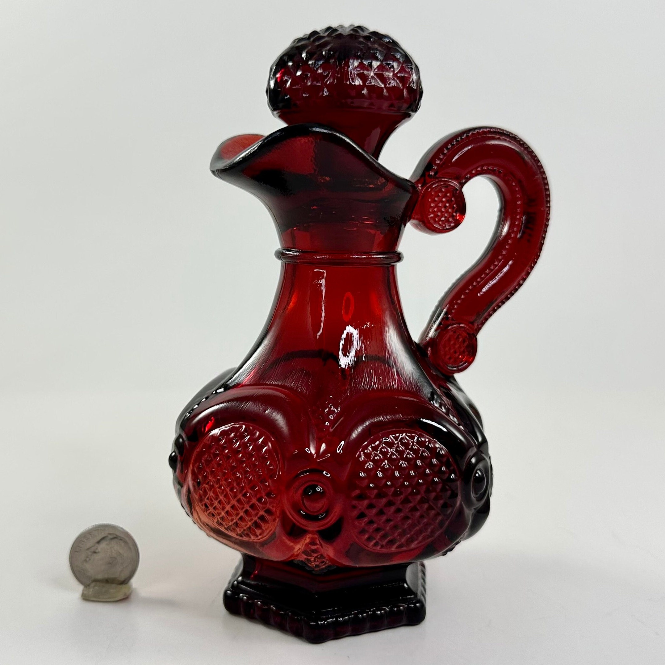 Vintage 1980s Avon the 1876 Cape Cod Collection - Red Ruby Glass 5
